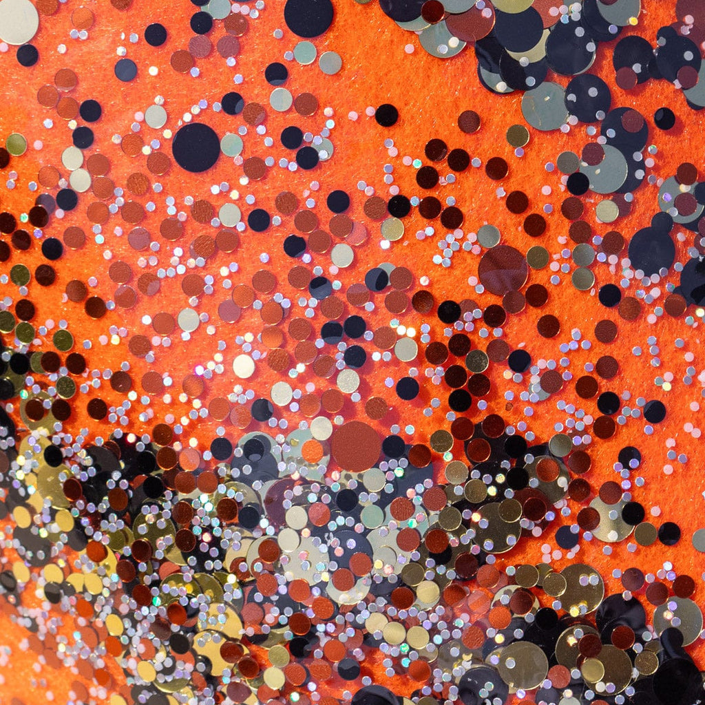 Confetti Trick-or-Treat Orange Halloween Candy Bucket